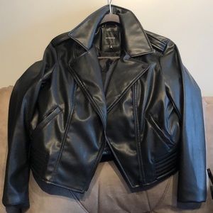 Faux Leather Jacket